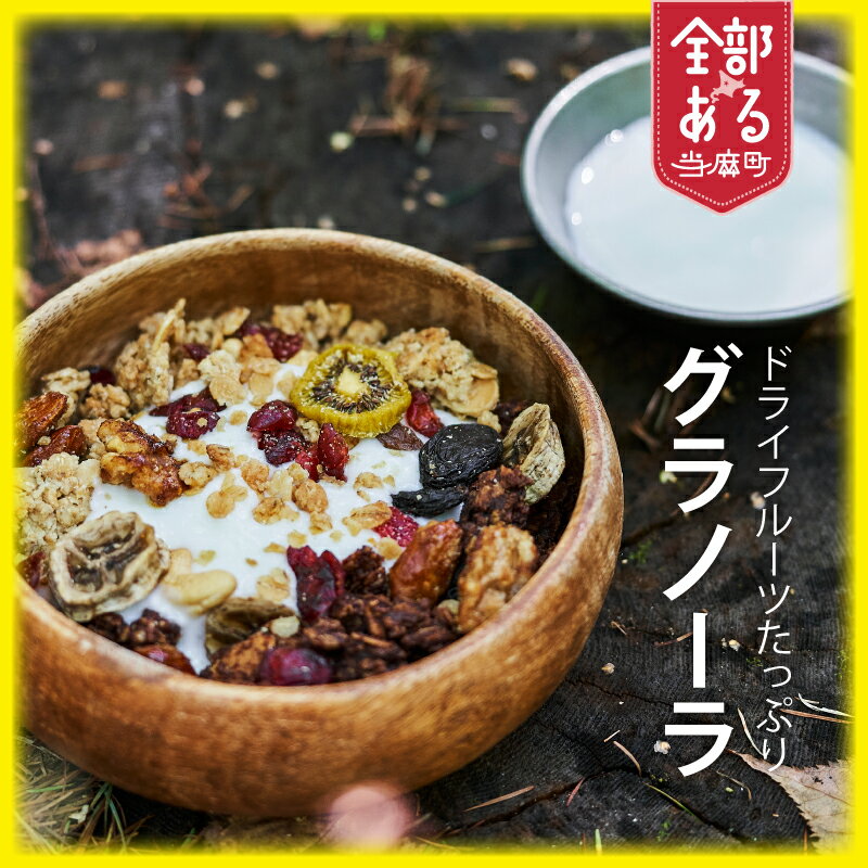 【ふるさと納税】 ドライフルーツたっぷりグラノーラ 選べる 数量 種類 手作り 自家製 KOO’S GARDEN 保存料不使用 着色料不使用 無添加 焼き菓子 北海道 当麻町 お菓子 お取り寄せ 栄養満点 アウトドアにも！ 送料無料