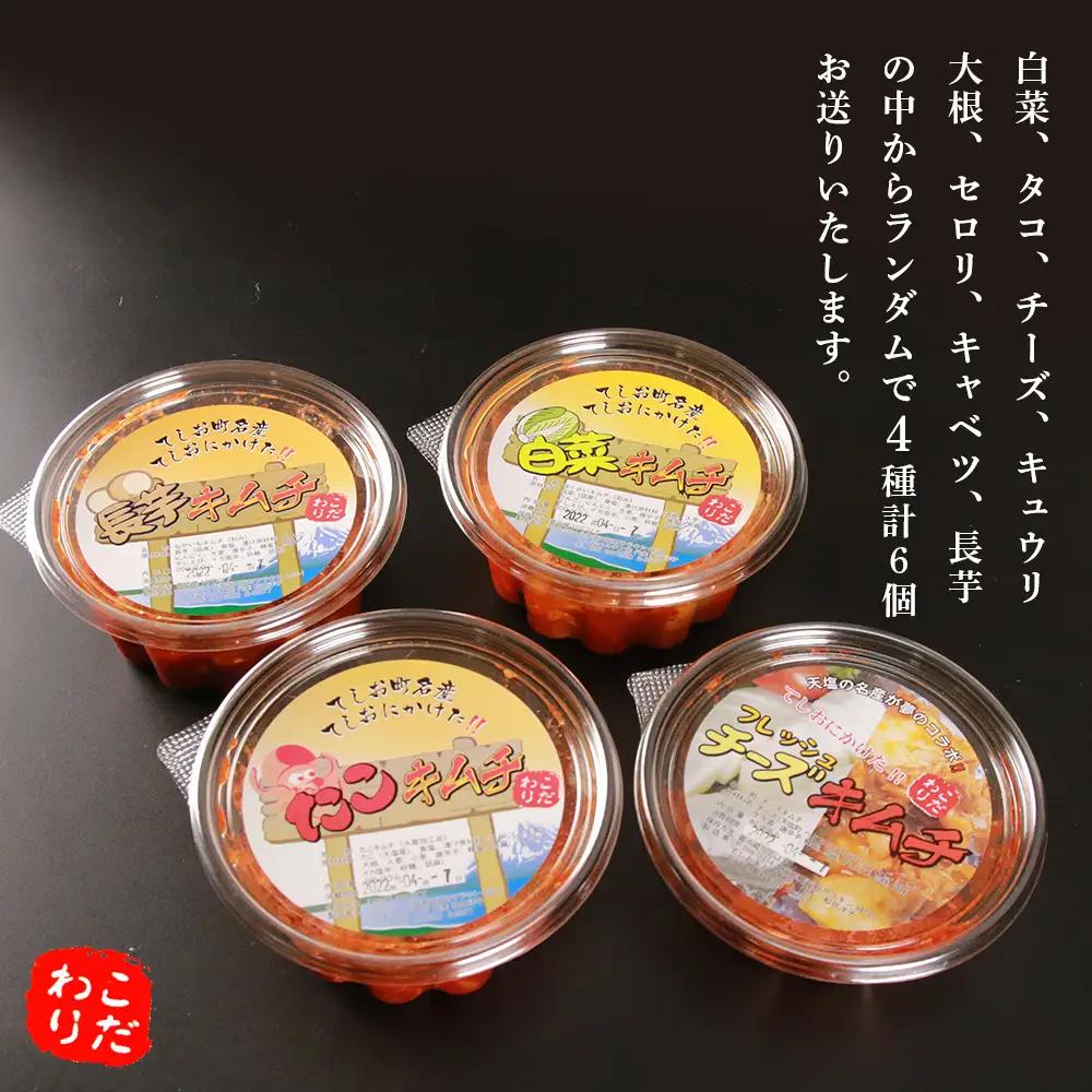 てしおキムチ工房・キムチおまかせランダム6個セット★ ＜天塩の國＞
