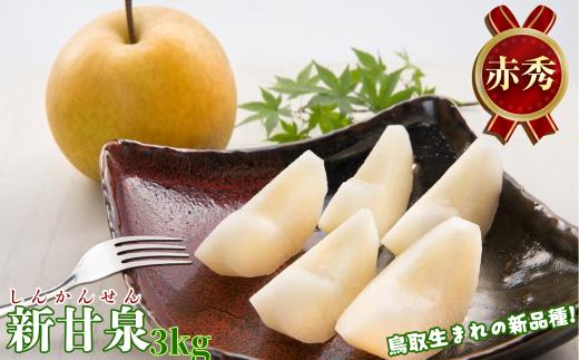 【数量限定】新甘泉(赤秀) 3kg　<2026年発送>
