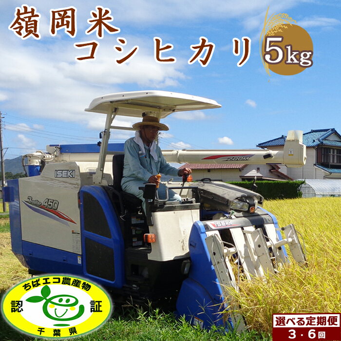 【ふるさと納税】【令和8年産】嶺南ファームの嶺岡米「コシヒカリ」5kg　定期便（3回 ／6回）　[0045-0009]