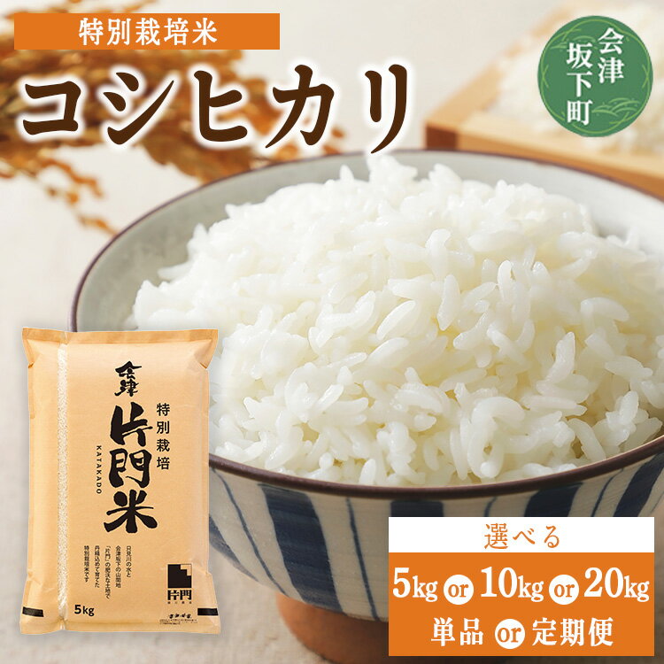【ふるさと納税】【選べる容量】コシヒカリ 白米 会津 令和7年産米 ｜ 減農薬 特別栽培米 米 お米 藤川農産 ※2025年10月上旬頃より順次発送予定