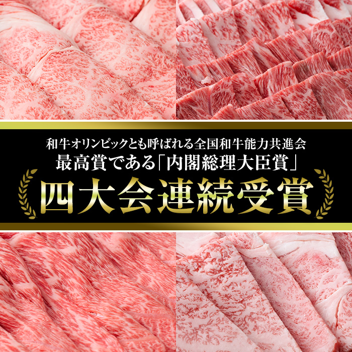 宮崎牛 スライス2種(モモ・ウデ)(合計1kg・各500g×2)【MI008】【(株)ミヤチク宮崎加工センター】