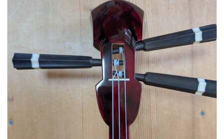 「三線工房ダイキ」チュン材赤塗り　蛇皮二重張り三線セット｜三線 沖縄 楽器 音楽 日本 セット 三線工房 沖縄三線 おきなわ 送料無料 豊見城市(CU004)