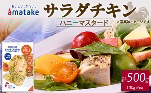 サラダチキン ハニーマスタード味 100g×5個 【1回】