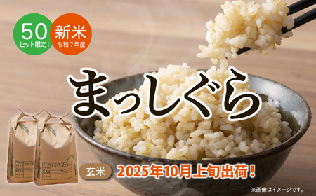 青森県 六ケ所村産 まっしぐら 玄米 10kg(橋本利喜雄)