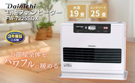 石油ファンヒーター　FW-7225SDX　新潟市 家電 ダイニチ工業