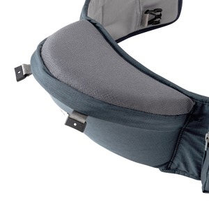 S106(チャコールグレー)　ミキハウス×ポグネー　ベビーキャリア（チャコールグレー）