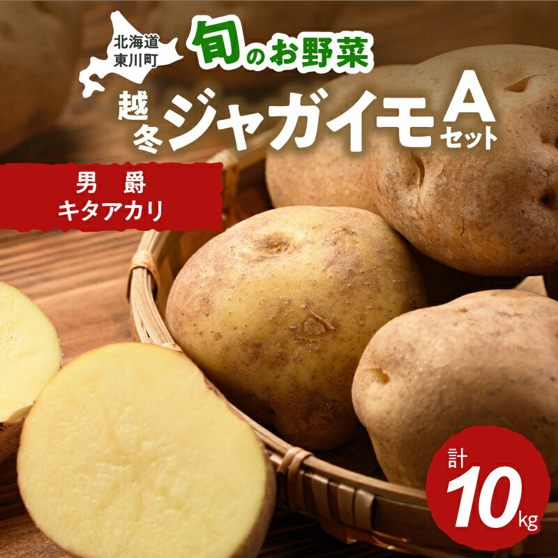 【ふるさと納税】【1月下旬発送】旬のお野菜「越冬ジャガイモセットA」（男爵・キタアカリ 計10kg）