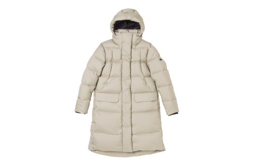 ＜WOMEN＞ 北海道ダウン ： RETAR NUY ／ レタールヌイ ［MAW 2 ／ マウ 2］ LONG DOWN COAT ［BEIGE ／ Mサイズ］ 【2025年11月下旬より発送開始】 ロングダウンコート ロングコート ダウンコート コート ダウンジャケット ダウン 女性用 北海道 小樽市