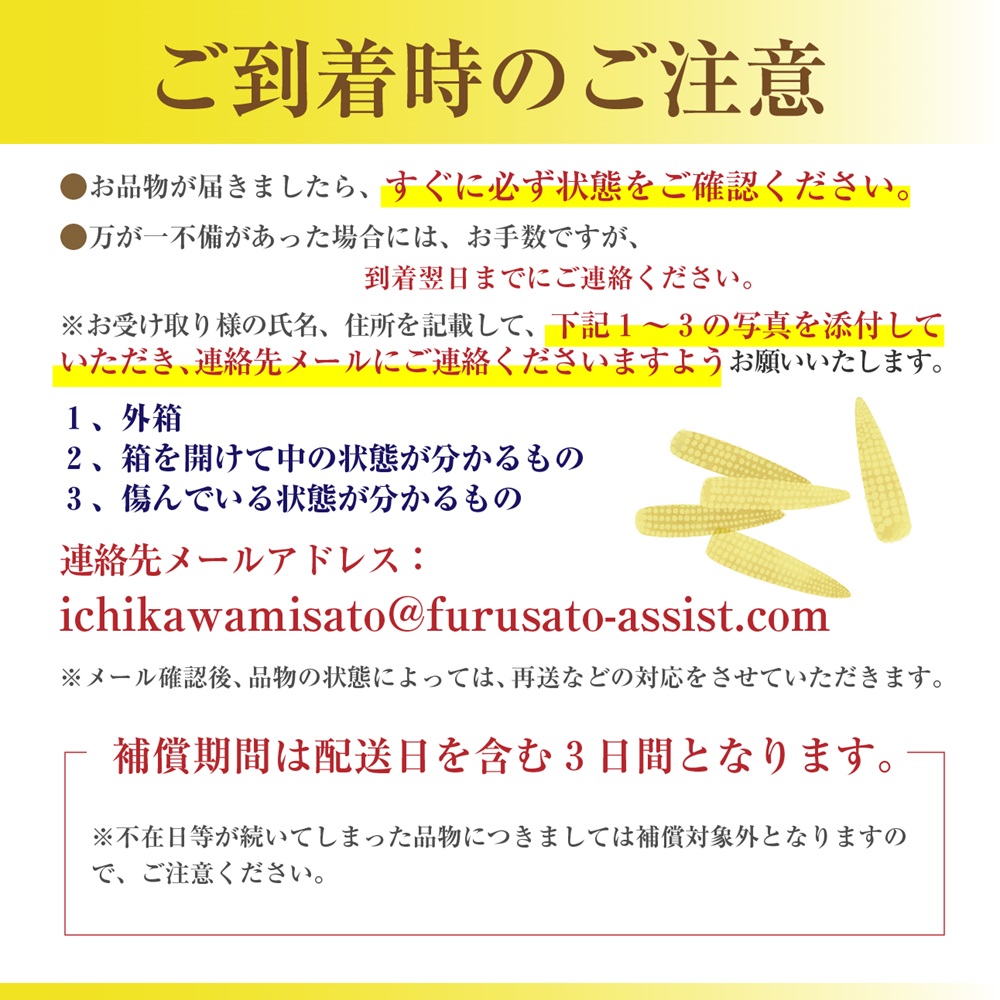 【2025年5月中旬から発送】「ヤングコーン」25～35本入り 2kg箱 株式会社アグリ甲斐（山梨県市川三郷町産） [5839-2217]