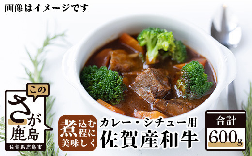 
B-81 佐賀産和牛　カレー・シチュー用 600ｇ
