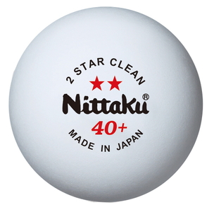 Nittaku 2スタークリーン　3個入×4セット｜ニッタク にったく 卓球 玉 球 ボール 練習球 3個入り 12個 練習 トレーニング 部活 スポーツ スポーツ用品 消耗品 茨城県 古河市_AE3