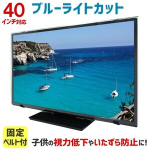40MBL5　40インチ用　テレビ画面保護パネル　ブルーライトカットタイプ　位置調整用スペーサー付【1669389】