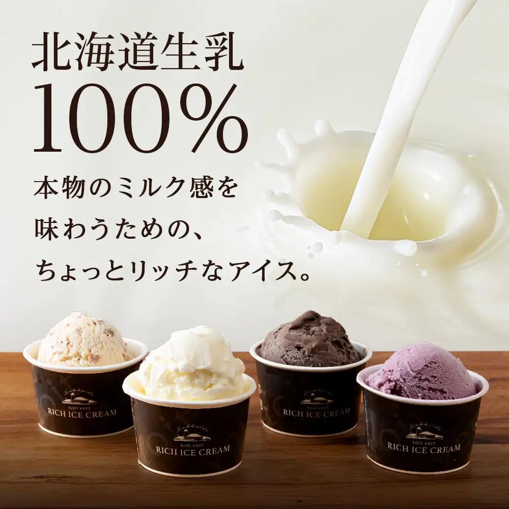 リッチアイスクリーム 16個セット（100ml）【 4種 × 各4個】