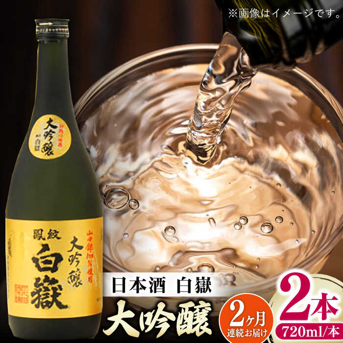 【ふるさと納税】【全2回定期便】対馬の地酒 白嶽 大吟醸 15度 720ml 2本セット《対馬市》【株式会社サイキ】対馬 酒 贈り物 日本酒 プレゼント ご当地 名酒[WAX053]