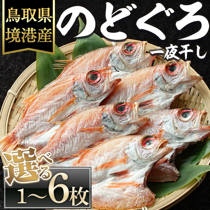 【ふるさと納税】＜数量限定・容量が選べる＞のどぐろ一夜干し(1～6枚) 国産 魚介 干物 干し物 白身 海の幸 のどぐろ 赤ムツ 冷凍 おかず おつまみ 【sm-DG001】【木村鮮魚店】