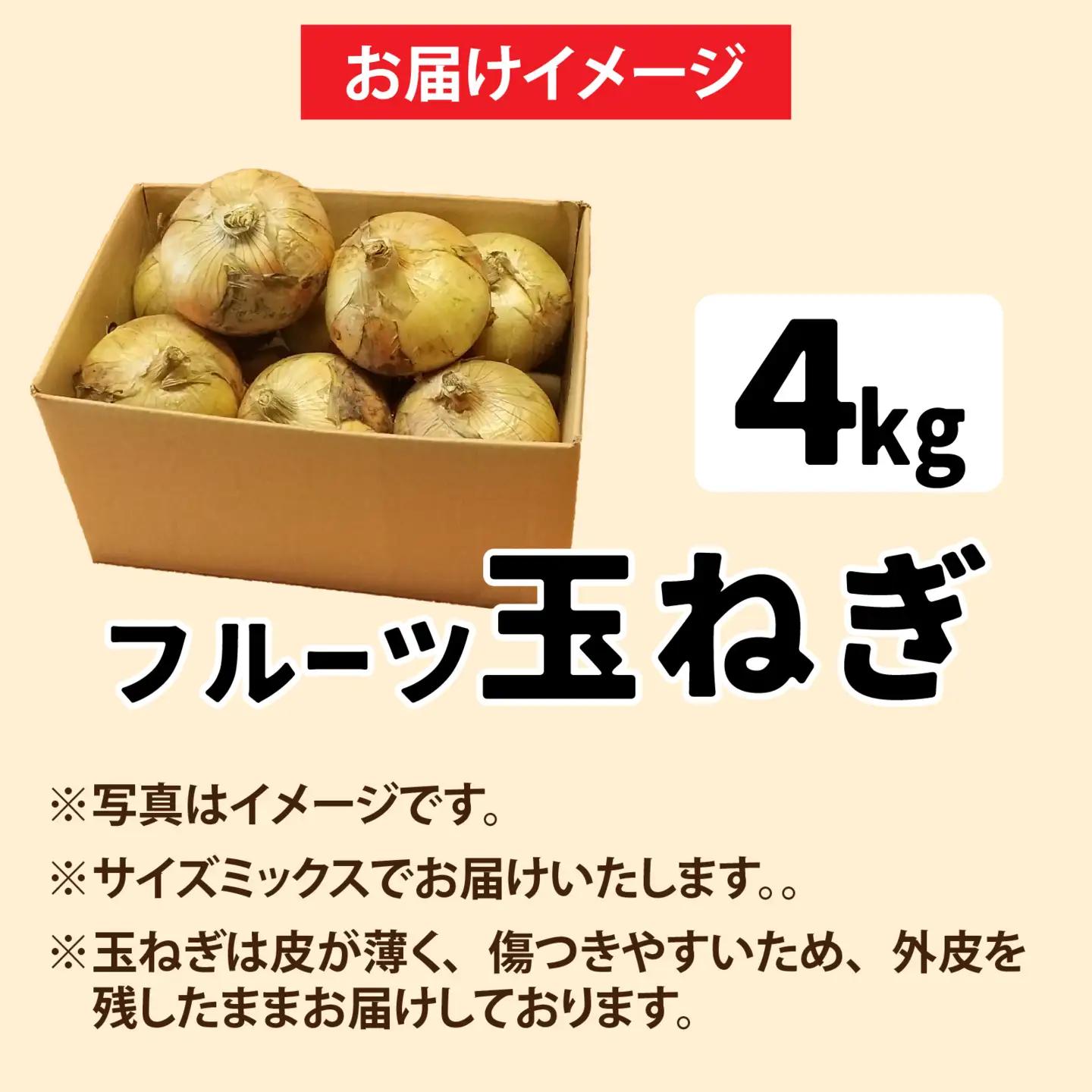 【先行予約】新玉ねぎ 4kg 淡路島 不揃い / フルーツ玉ねぎ