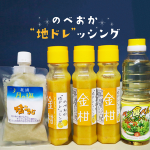 のべおか”地ドレ”ッシング金柑と塩こうじセット N060-YA226