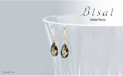 【ギフトにもおすすめ】ピアス Filo (しずく・黒) F6P-0822