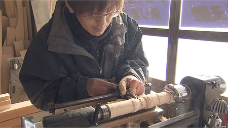 SZ0213　ねこけし（木地）1個