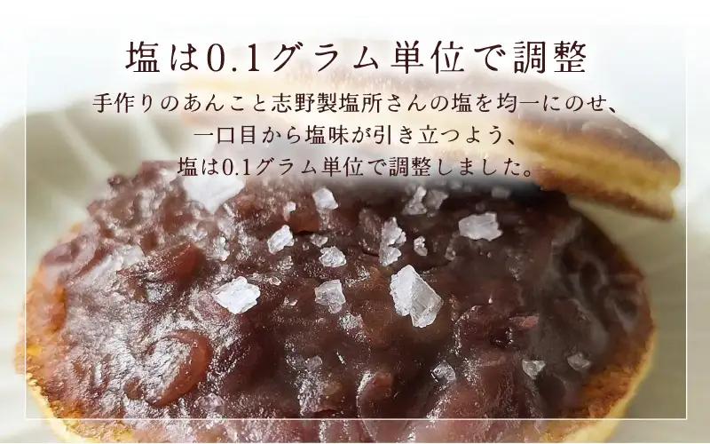 塩とあんこの絶妙なハーモニー 塩どら 10個セット【スイーツ お菓子 和菓子 どら焼 どらやき ギフト 贈答】 [A-12853]