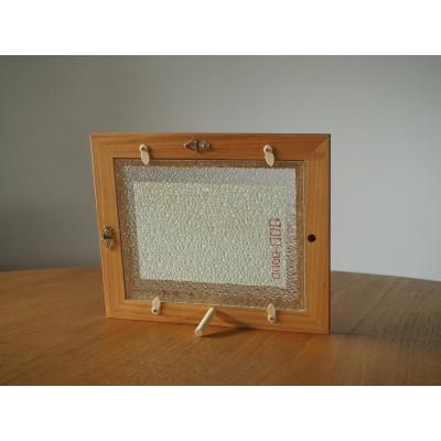 ふるさと納税 川越市 【UMEBACHI FURNITURE】 数量限定　ダイヤガラスの写真立て　山桜材　職人による手仕事 |  | 02