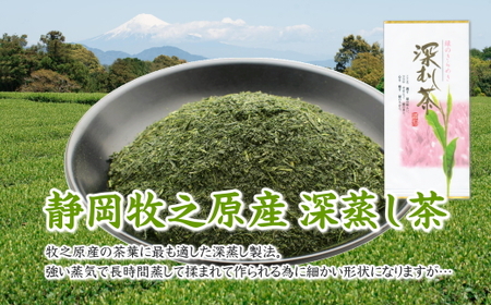 038-1　摘みたて！深蒸し茶100ｇ×6本 包装袋セット