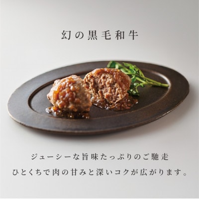 希少な奥出雲和牛100%のハンバーグ4個 和風玉ねぎソース付 【奥出雲NAORAI】(飯南町)【配送不可地域：離島】