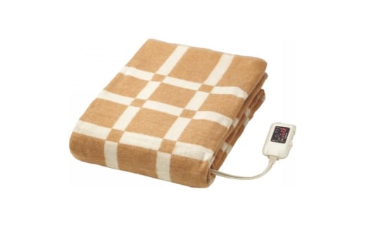 ＜12月発送＞電気掛敷兼用毛布　約188×130cm【1636604】