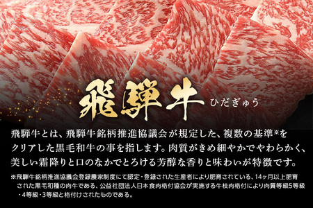 飛騨牛 A5等級【冷蔵配送】ロース焼肉用【500g】着日指定可 飛騨牛