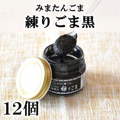 ふるさと納税 三股町 みまたん練りごま黒 95g×12個入り【MI644】