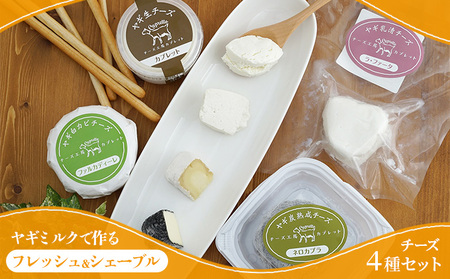 【2026年6月以降お届け】 チーズ ヤギ 4種 チーズ