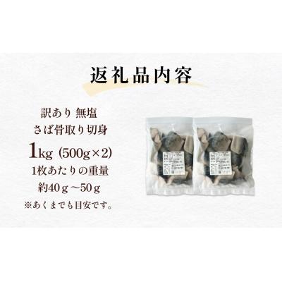 ふるさと納税 石巻市 「訳あり」 無塩  さば骨取り切身 (どっさり1kg) サバ 鯖 切り身 冷凍 小分け 骨とり |  | 03