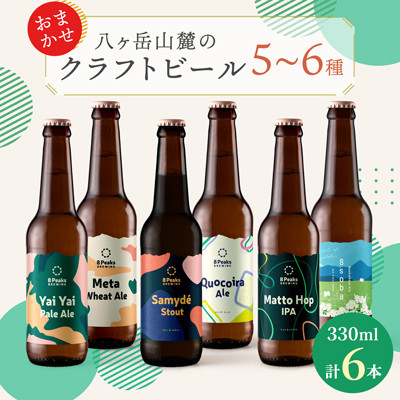 
            八ヶ岳山麓のクラフトビール　飲み比べ6本セット　＜ギフトに＞＜飲み比べ＞【1569847】
          