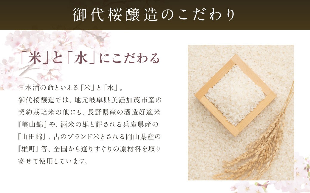 御代櫻 美濃屋松五郎(43度) 720ml 1本