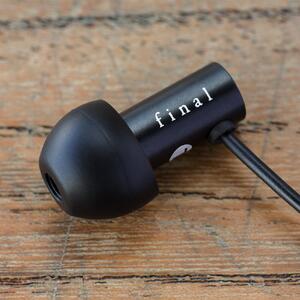 マイク付きハイレゾイヤホン final  E2000C MATT BLACK イヤホン