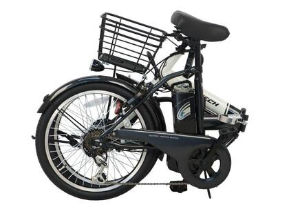 PELTECH（ペルテック）ノーパンク 折り畳み電動アシスト自転車 20インチ 折り畳み外装6段変速（TDN-208LN）【簡易組立必要】【ブルー×ブラック】