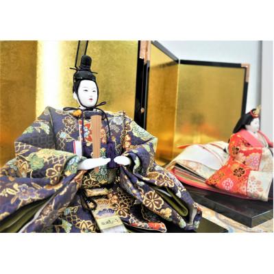ふるさと納税 小野市 雛人形　京十番親王「双金有楽錦」オリジナル金襴敷　No.10-304 |  | 01
