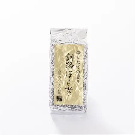 【お茶のふじえだ園】低温古式二回焙煎 釧路ほうじ茶(100g)×6個_北海道 釧路町 ほうじ茶 茶 北海道 釧路町 釧路超 特産品_【1564739】
