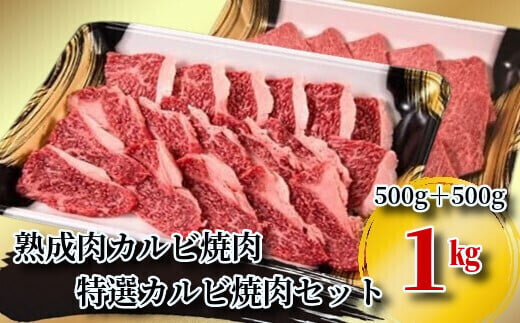 《格之進》門崎熟成肉カルビ焼肉(500g)＋特選カルビ焼肉(500g)