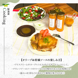 No.1261-E オリーブ&柑橘ソース (130g×5本) 油 オリーブ オリーブオイル セット 詰め合わせ 詰合せ 調味料 箱入り ギフト 贈答 プレゼント 柑橘 ソース ジュース 【鹿児島オリー