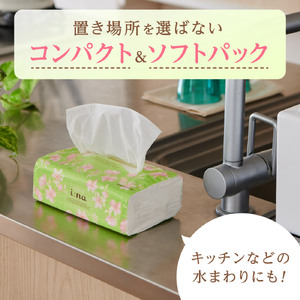 エリエール i:na(イーナ)ティシュー ソフトパック 200組6パック×10(60パック)