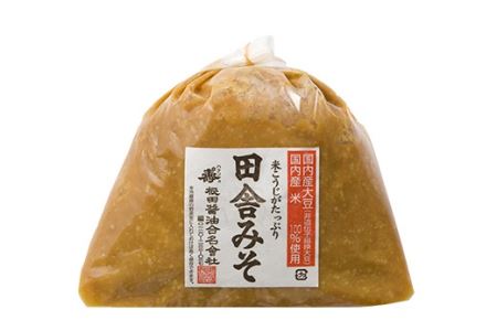 米こうじがたっぷり田舎みそ　4kg(1kg×4袋) F25R-197