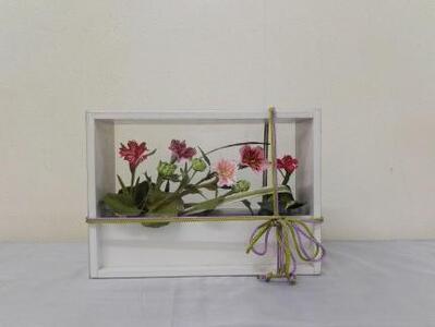 インテリアフラワー　BOX　なでしこ【らんまん 花 雑貨 造花 インテリア お祝い ギフト 贈答 人気 送料無料 高知市 】