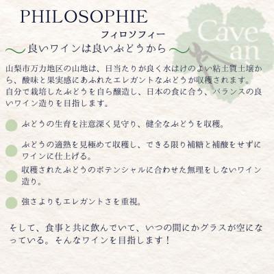 ふるさと納税 山梨市 Cave an A Table 甲州　醸し　750ml |  | 02