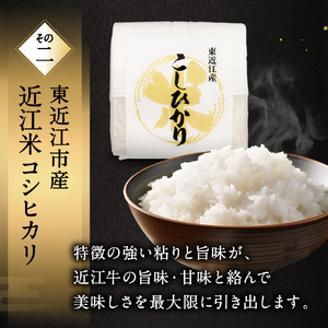 すき焼きセット（すき焼き用肉、割り下、お米） 黒毛和牛 切り落し 和牛 国産 近江牛 ブランド牛 三大和牛 牛肉 冷凍 贈り物 ギフト プレゼント C44 安田牧場 東近江