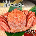 【ふるさと納税】【期間限定発送】かに 三陸産浜ゆで毛ガニ 約500g [村東商店 宮城県 気仙沼市 20564164] 魚介類 海鮮 三陸産 三陸 カニ 蟹 毛ガニ 毛がに 毛蟹 ボイル 浜茹で 浜ゆで ごちそう 冷蔵