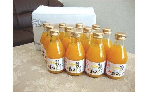 有田みかんの和（なごみ）180ml×12本/生搾り みかん みかんジュース 有田みかん