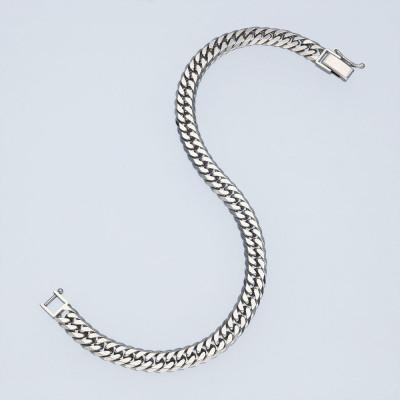 ふるさと納税 魚津市 Pt850 ダブル六面喜平ブレスレット 20cm-30g造幣局検定マーク入り |  | 01