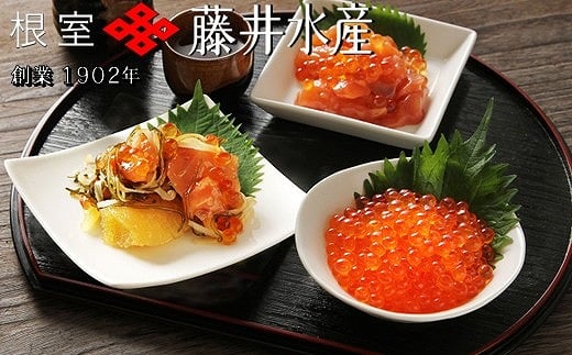 C-42015【12/21まで年内配送】 ＜鮭匠ふじい＞いくら・サーモンづくし